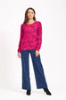 Bella Abstract Floral Knit