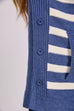 Matilda Cowl Neck Stripe Knit