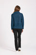 Zora Zip Neck Knitted Top