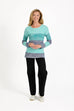 Jenny Ribbed Stripe Knit