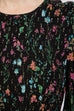 Melody Exotic Floral Shirred Dress