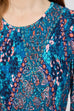 Melody Floral Print Shirred Dress