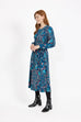 Melody Floral Print Shirred Dress