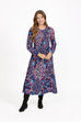 Melody Floral Print Shirred Dress