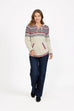 Ada Fairisle Style Knitted Hoodie