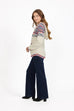 Ada Fairisle Style Knitted Hoodie