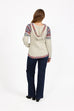 Ada Fairisle Style Knitted Hoodie