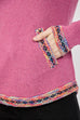 Ada Fairisle Style Knitted Hoodie