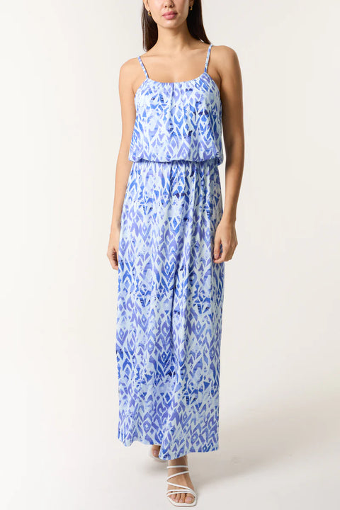 Lisa Aztec Print Maxi Dress