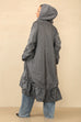 Ellarie Peplum Rain Jacket