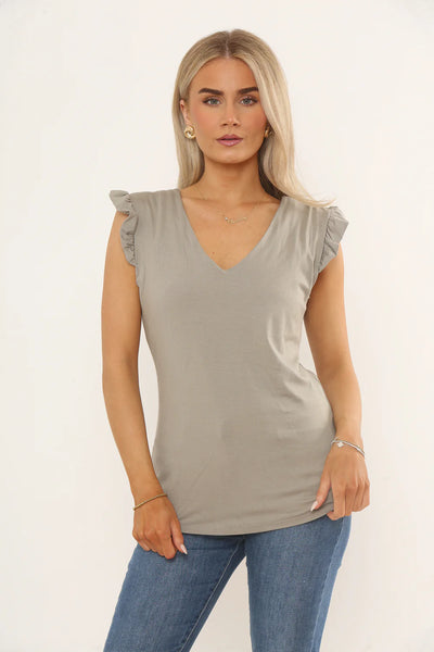 Gaynor Frill Sleeve Top