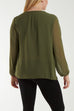 Lana Pleat Detail Dressy Top