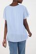 Lana Pleat Detail Short Sleeve Top