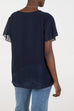 Lana Pleat Detail Short Sleeve Top