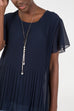 Lana Pleat Detail Short Sleeve Top