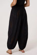 Harper Leaf Print Harem Pants