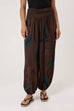 Harper Leaf Print Harem Pants