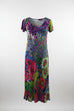 Valeria Abstract Print Reversible Midi Dress