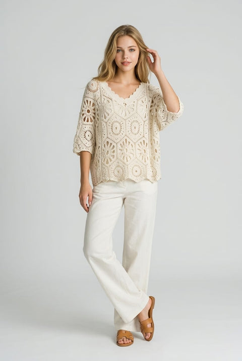 Jennifer Crochet Top