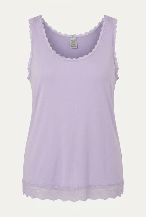 Chloe Basic Lace Detail Vest