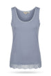 Chloe Basic Lace Detail Vest