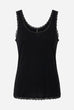 Chloe Basic Lace Detail Vest