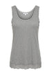 Chloe Basic Lace Detail Vest