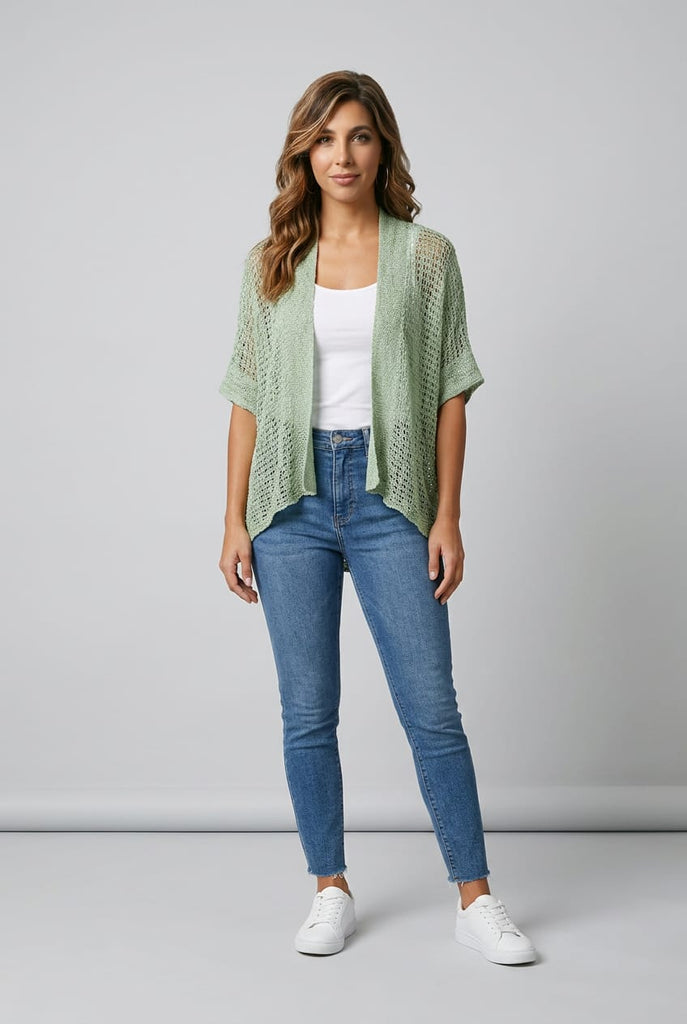 Annabeth Popcorn Open Cardi