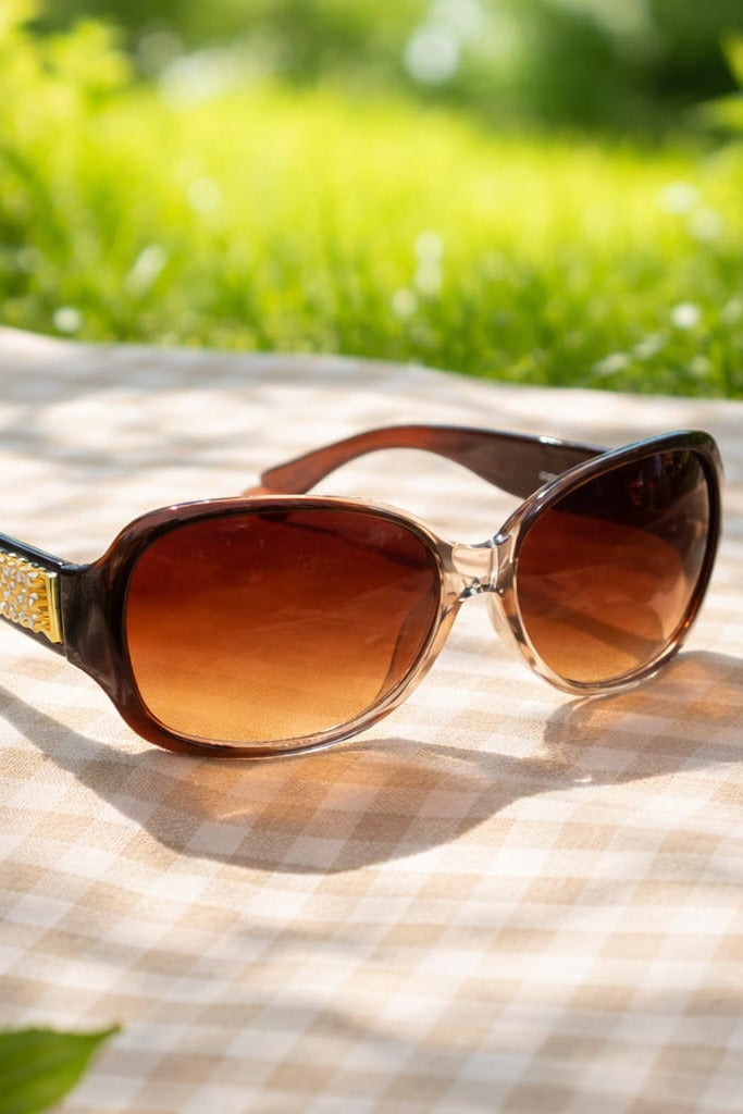 Franchesca Retro Ombré Sunglasses