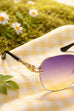Felicity Rimless Sunglasses