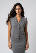 Megan Frill Detail Waistcoat Top