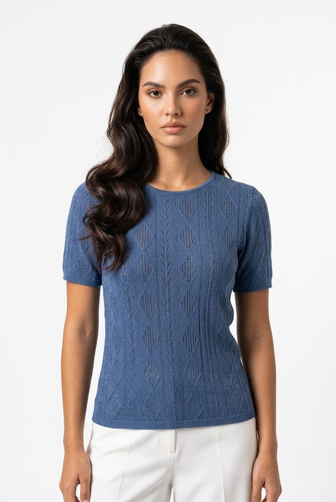 Colby Textured Diamond Top