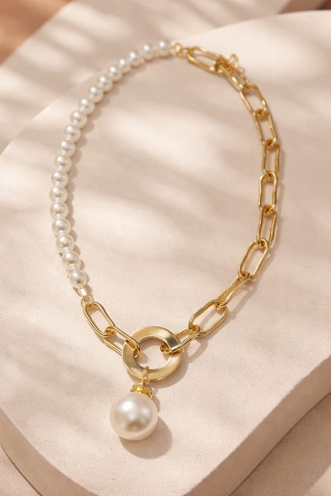 Charmaine Pearl Chain Necklace