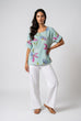 Karen Cotton Floral Top