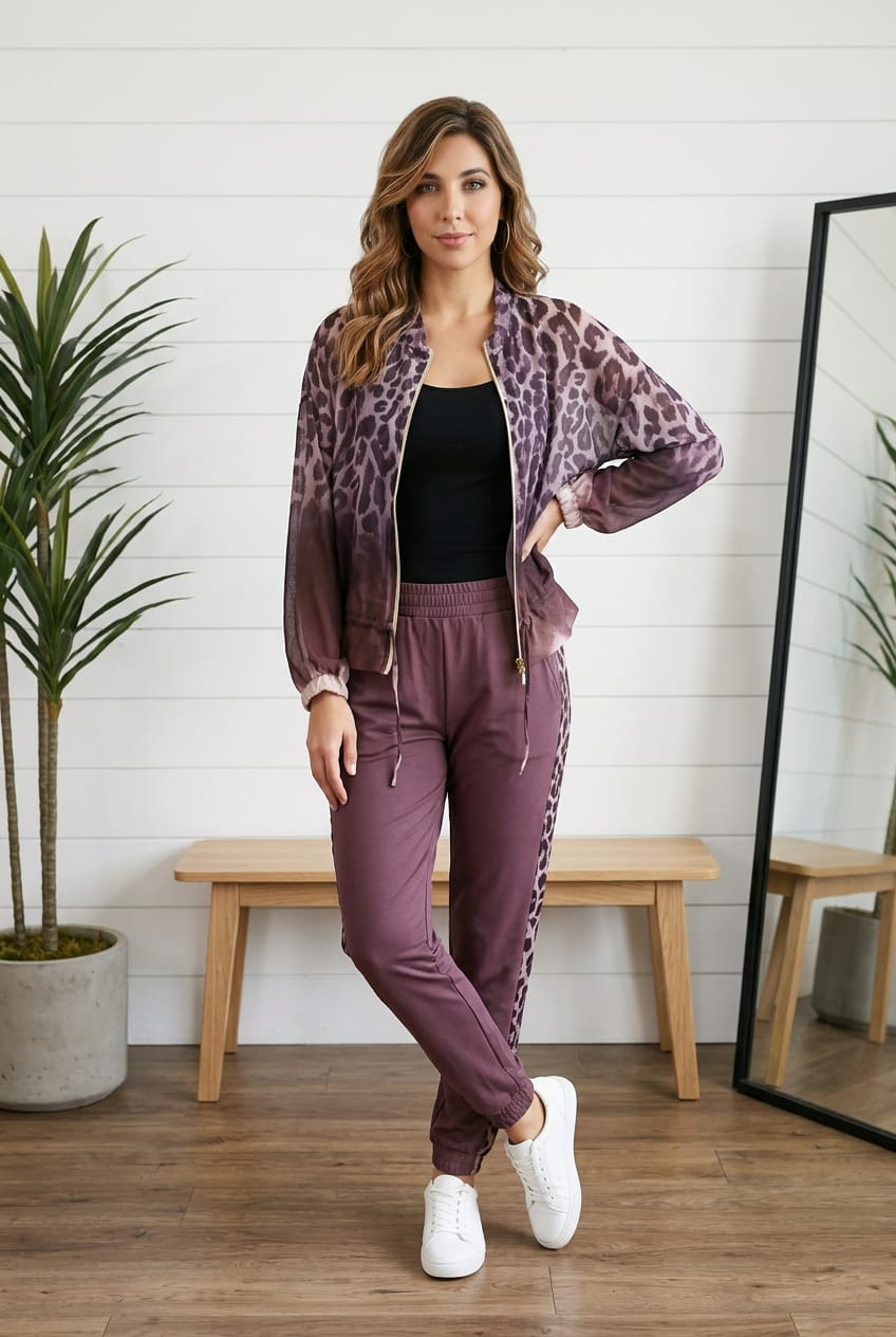 Tilly Lightweight Leopard Jacket