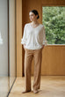 Finley Ruffle Sleeve V-Neck Knit