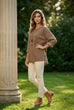 Cora Cord Necklace Detail Top