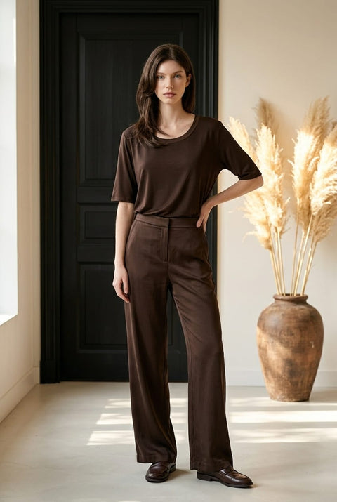Yasmin Soft Silky Front Top