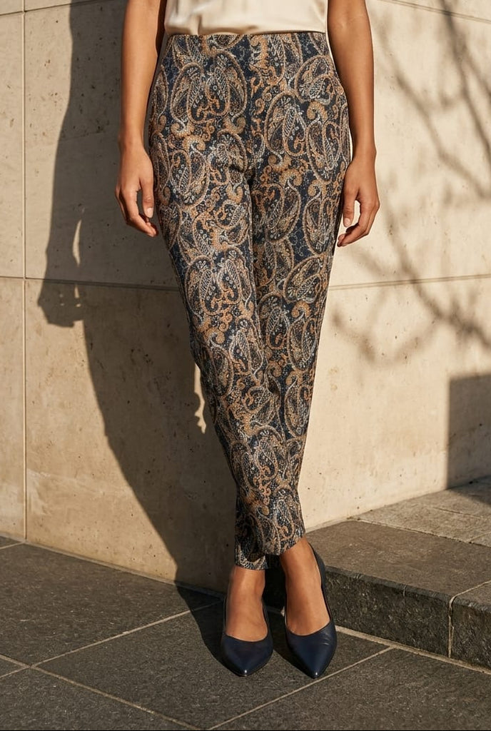 Buttercup Paisley Print Ankle Grazers