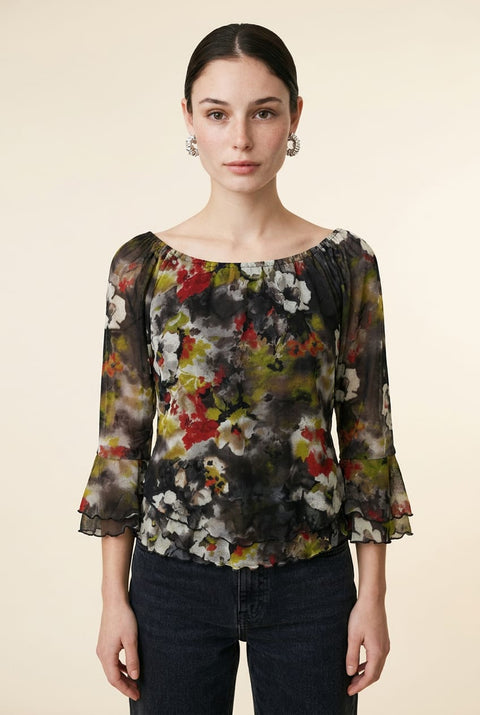 Alexandra Floral Bardot Top
