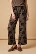Rhona Wide Leg Textured Trousers