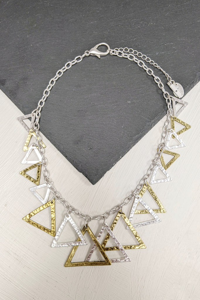 Alita Triangle Charm Necklace