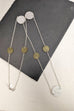 Leighton Hammered Disc Necklace