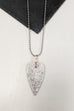 Lindsey Diamante Heart Necklace