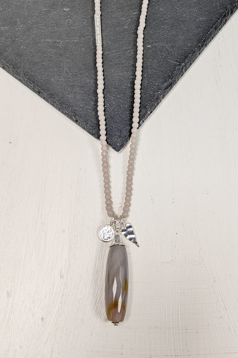 Laila Stone Pendant Necklace