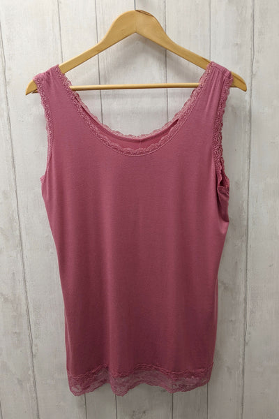 Chloe Basic Lace Detail Vest