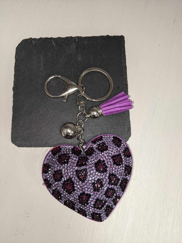 Anya Heart Gem Keyring/Handbag Charm