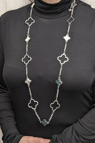 Aurora Clover Detail Statement Necklace