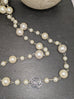 Judy Pearl & Rose Charm Necklace