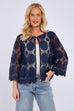 Corrie Crochet Edge To Edge Jacket